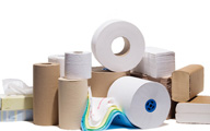 Mouchoirs, serviettes en papier